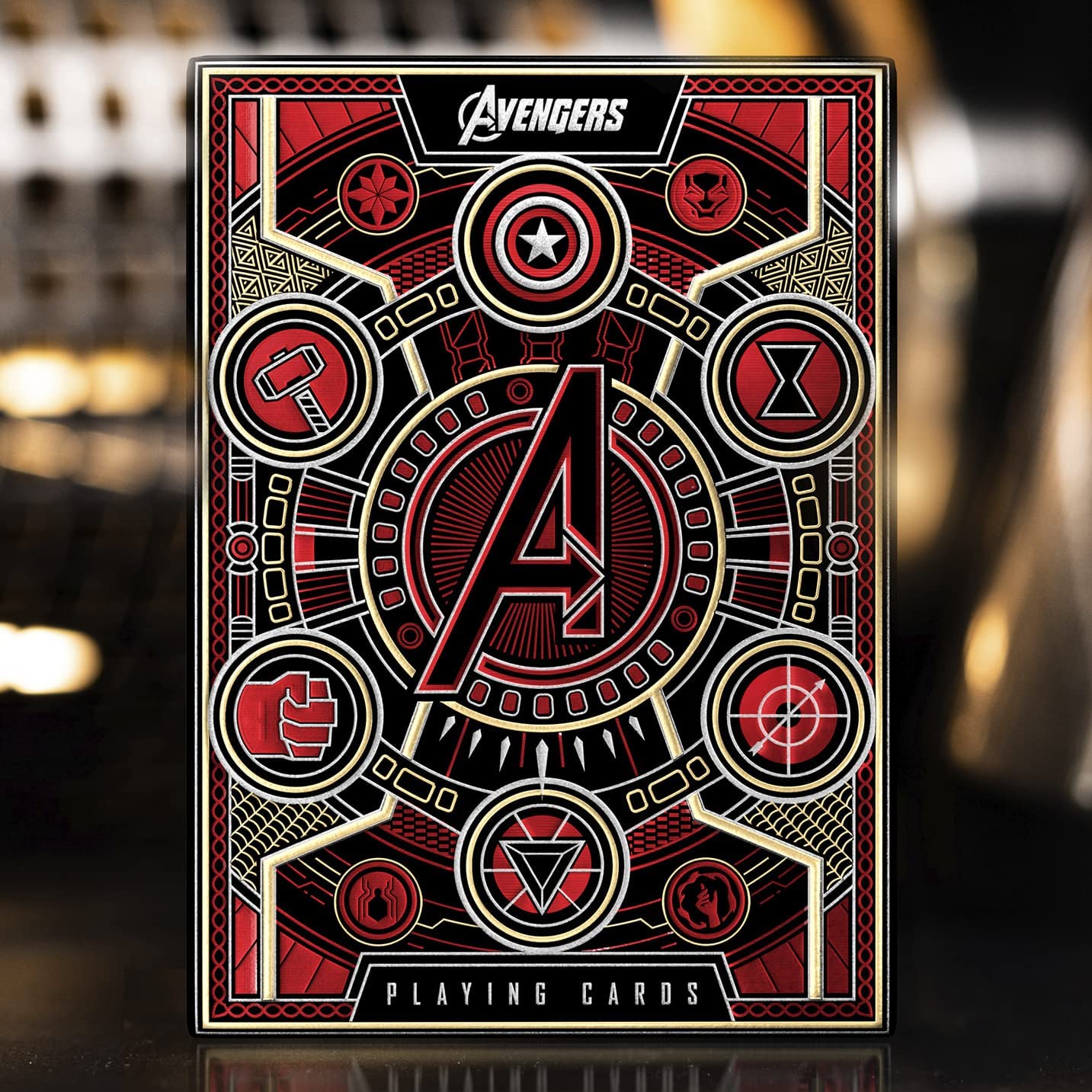 Theory 11 Avengers Playing Cards - Red - GamesLand Canada