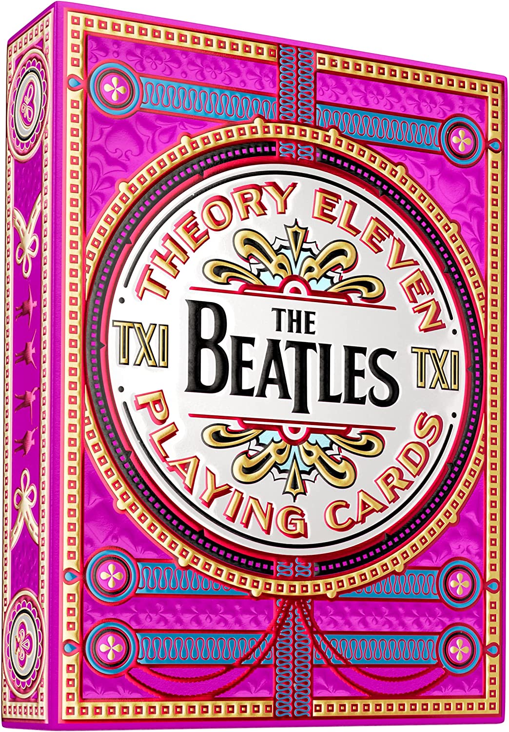 Theory 11 Beatles Playing Cards - Pink - GamesLand Canada