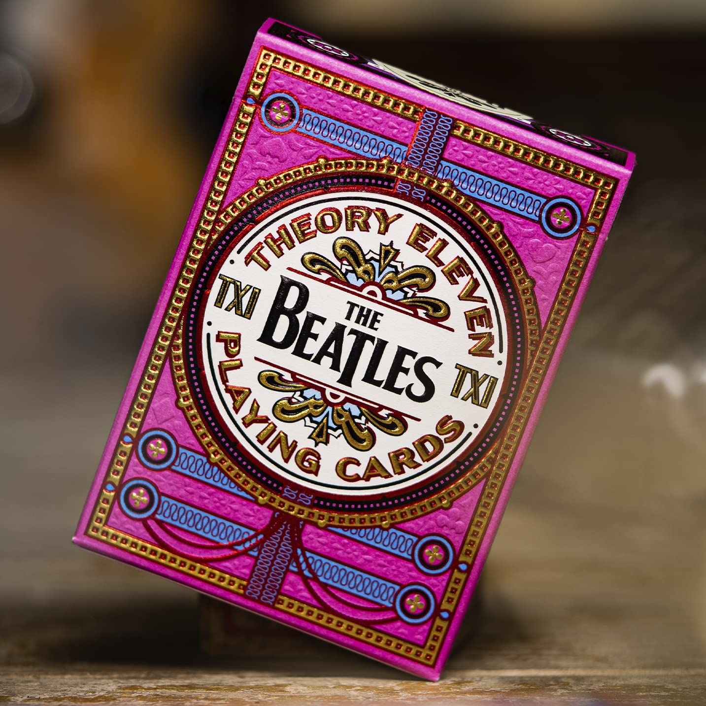 Theory 11 Beatles Playing Cards - Pink - GamesLand Canada