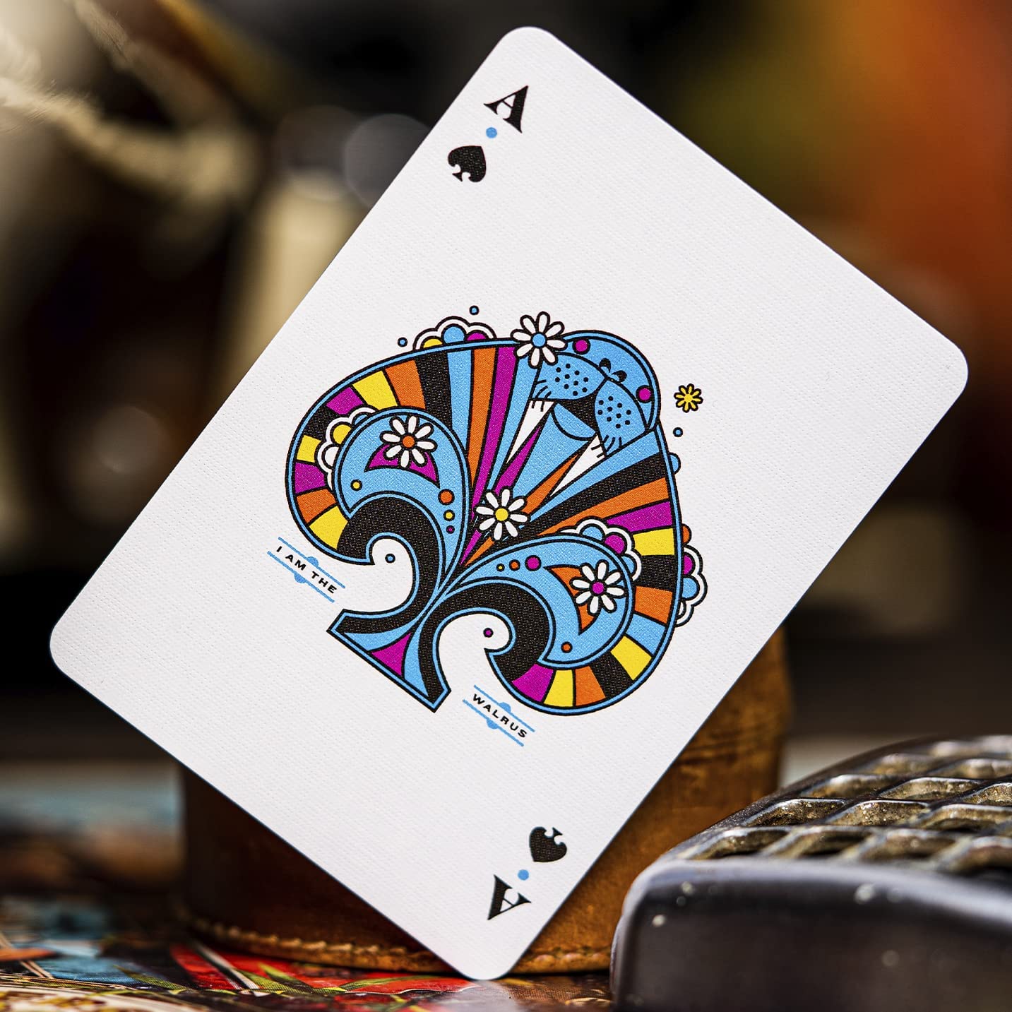 Theory 11 Beatles Playing Cards - Pink - GamesLand Canada