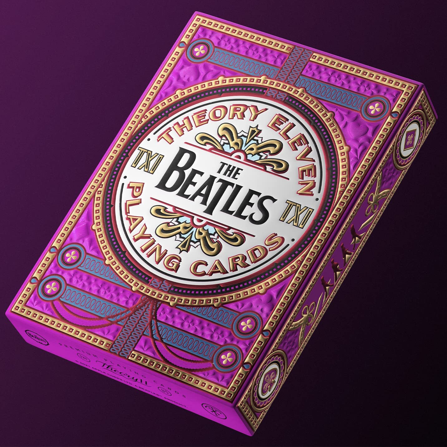 Theory 11 Beatles Playing Cards - Pink - GamesLand Canada