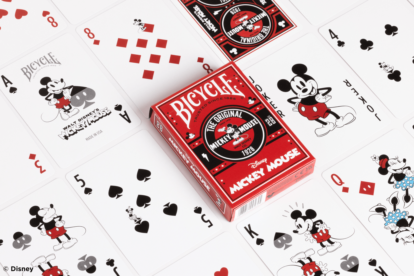 BICYCLE Disney Classic Mickey Mouse inspired Playing Cards