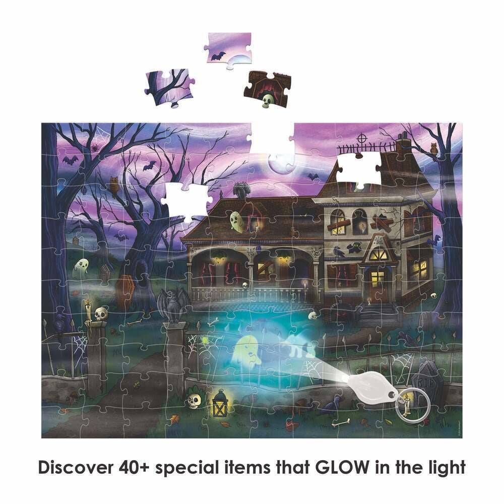 SEEK & FIND GLOW PUZZLE: GHOST IN ATTIC