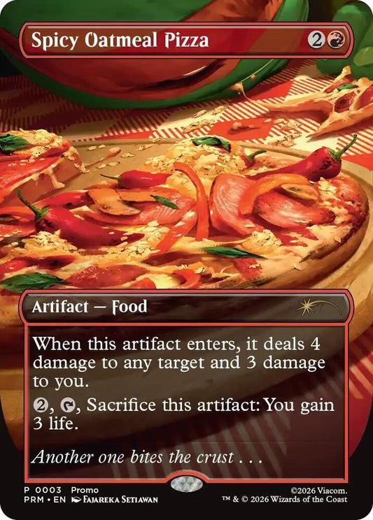 Spicy Oatmeal Pizza (0003) (PRM)