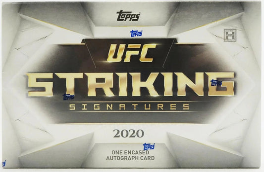 2020 Topps UFC Striking Signatures Hobby Box - GamesLand Canada