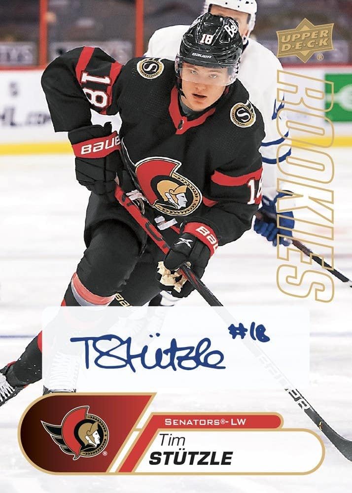 2020/21 Upper Deck NHL Rookie Box Set Hockey Hobby Box - GamesLand Canada