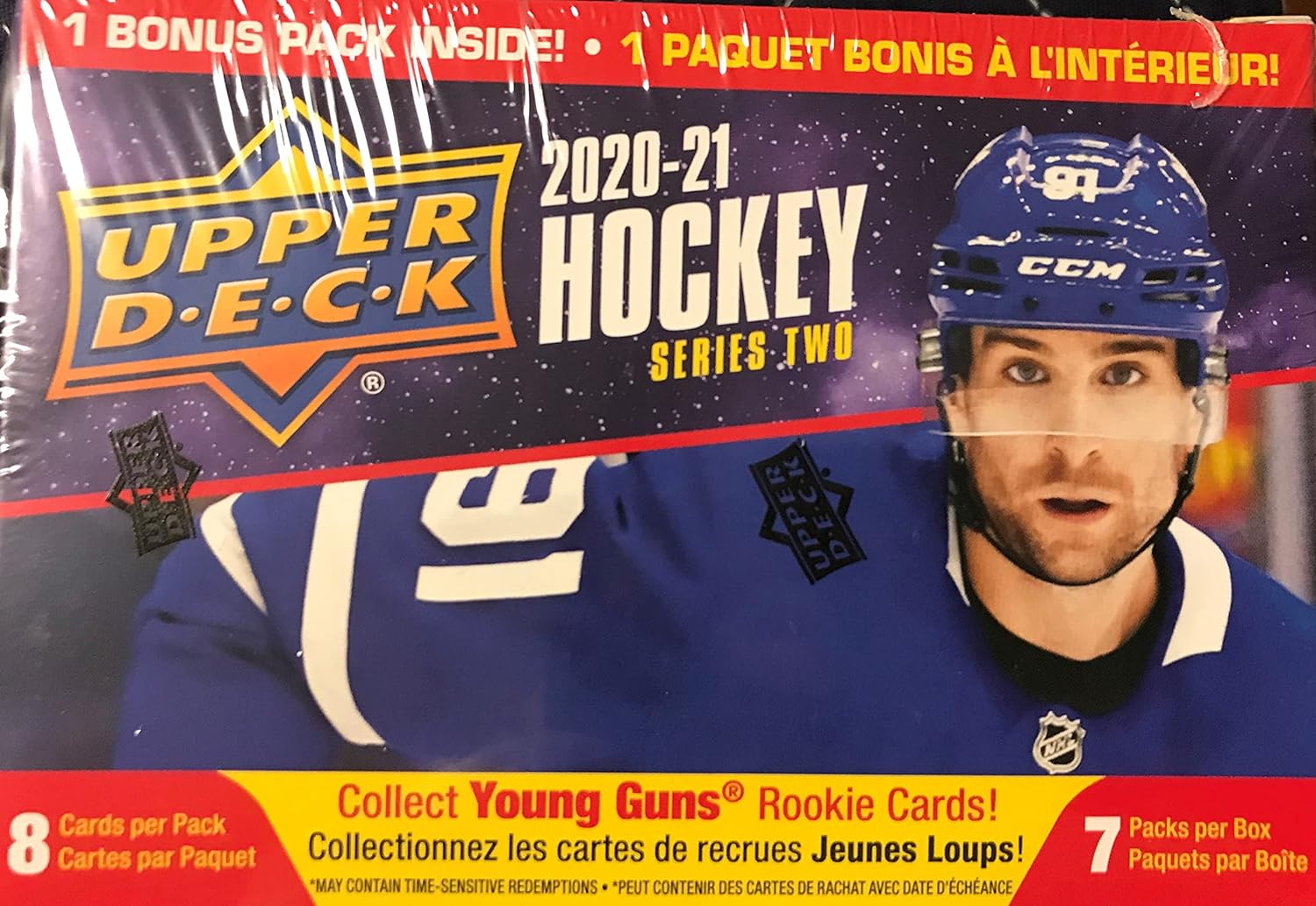 2020/21 Upper Deck Series 2 Hockey 7 - Pack Blaster Box - GamesLand Canada