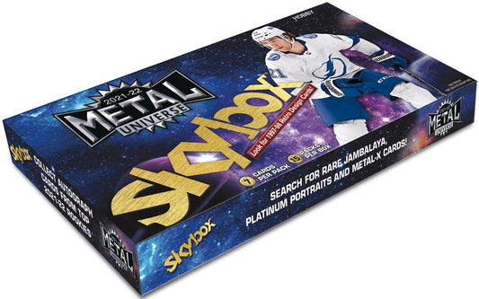 2021 - 22 UPPER DECK SKYBOX METAL UNIVERSE HOBBY BOX - GamesLand Canada
