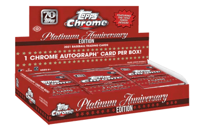 2021 Topps Chrome Platinum Anniversary Baseball Hobby Box - GamesLand Canada