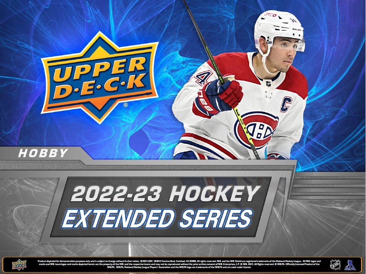 2022 - 23 UPPER DECK EXTENDED SERIES HOCKEY HOBBY BOX PACK (1 RANDOM PACK) - GamesLand Canada