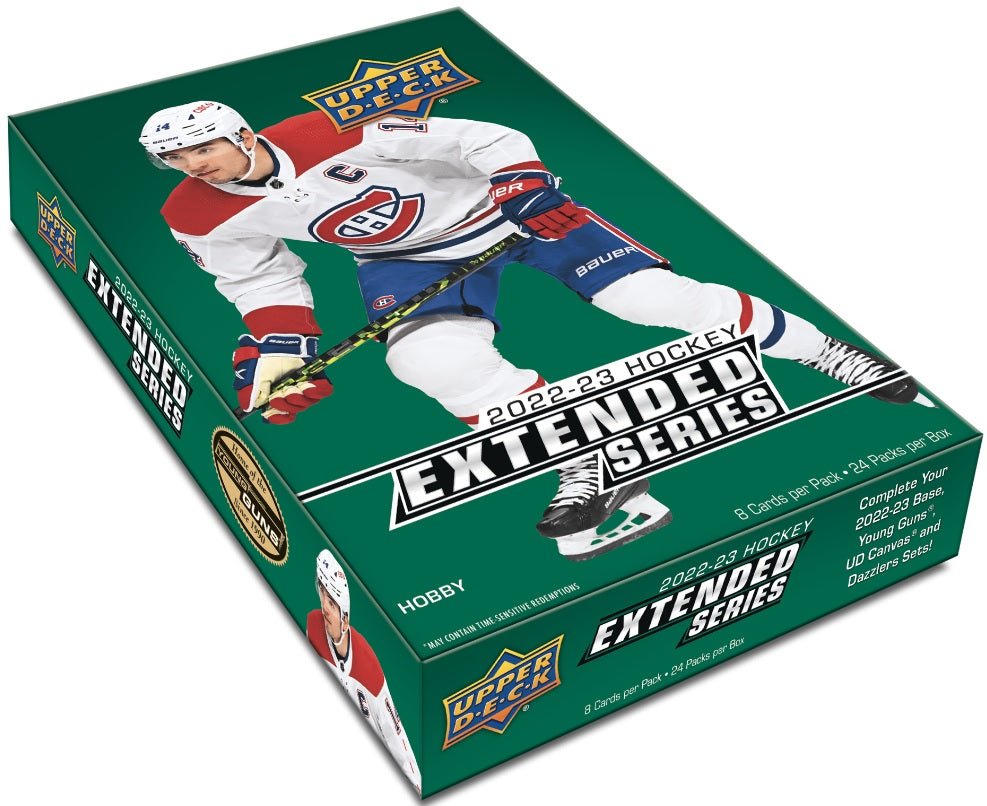 2022 - 23 UPPER DECK EXTENDED SERIES HOCKEY HOBBY BOX PACK (1 RANDOM PACK) - GamesLand Canada