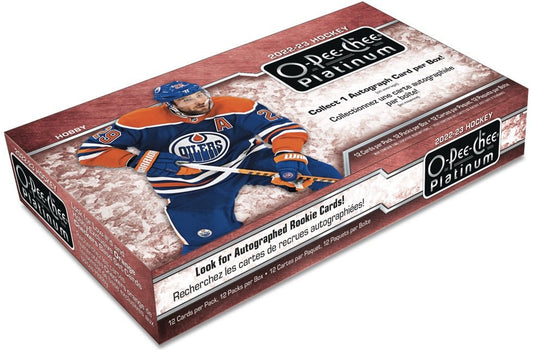 2022 - 23 UPPER DECK O - PEE - CHEE PLATINUM HOCKEY HOBBY BOX - GamesLand Canada