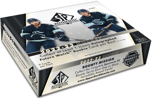 2022 - 23 Upper Deck SP Authentic Hockey Hobby Box - GamesLand Canada