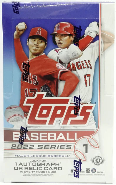 2022 TOPPS BASEBALL SERIES 1 HOBBY BOX