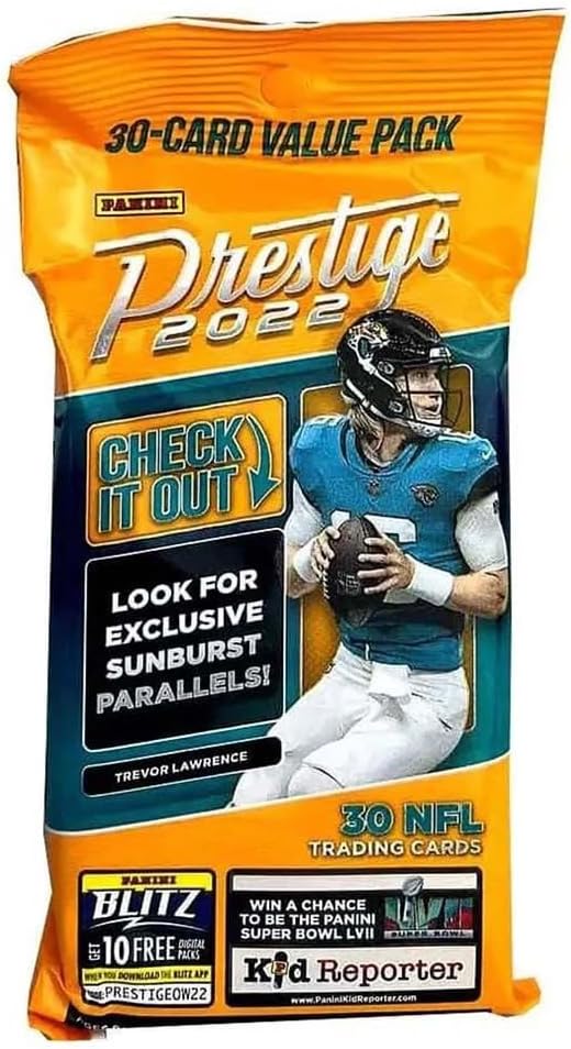 2022 Panini Prestige Football Jumbo Value Pack - GamesLand Canada