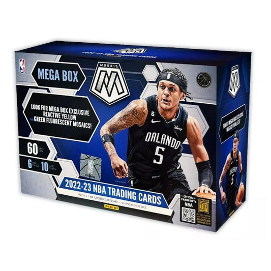 2022/23 Panini Mosaic Basketball Mega Box (Yellow & Green Mosaics!) - GamesLand Canada