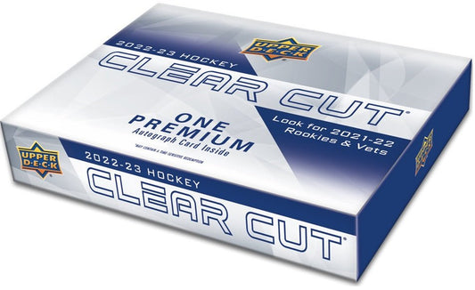 2022/23 Upper Deck Clear Cut Hockey Hobby Box - GamesLand Canada