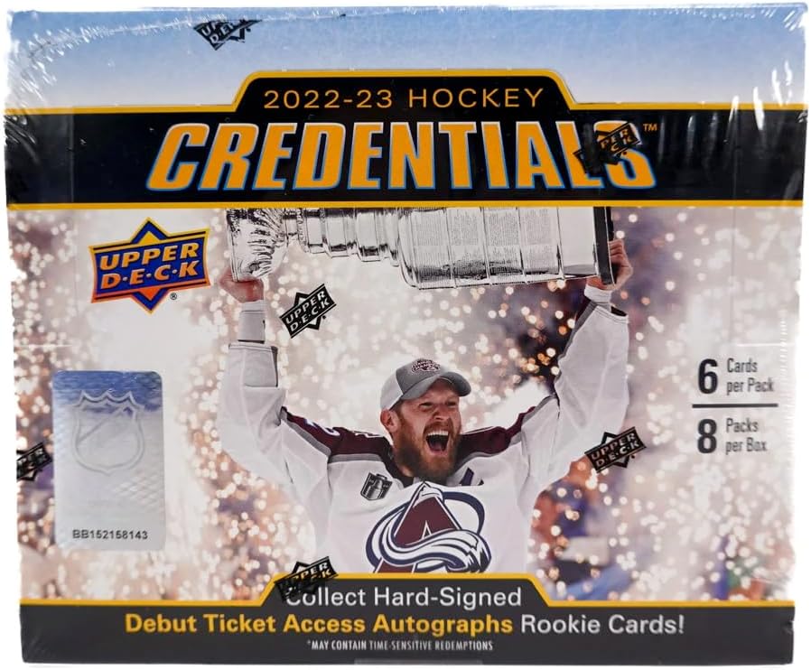 2022/23 Upper Deck Credentials Hockey Hobby Box - GamesLand Canada