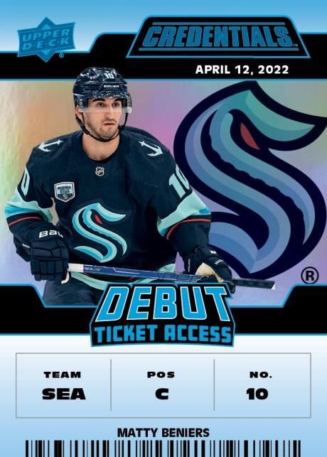 2022/23 Upper Deck Credentials Hockey Hobby Box - GamesLand Canada