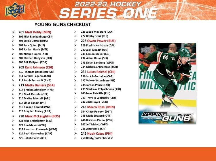2022/23 Upper Deck Series 1 Hockey Tin - GamesLand Canada
