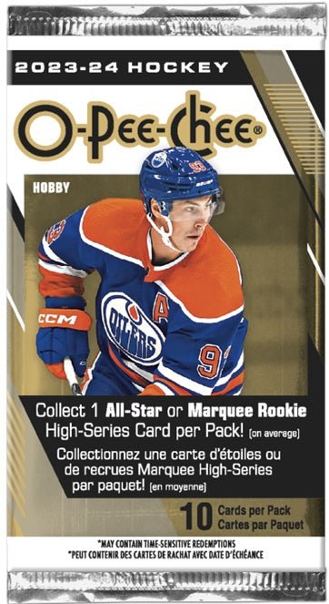 2023 - 24 Upper Deck O - PEE - CHEE Hockey Hobby Box Pack (1 Random Pack) - GamesLand Canada