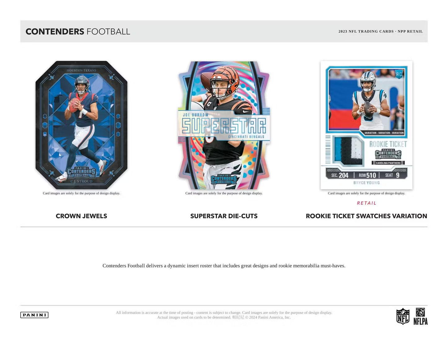 2023 Panini Contenders Football Mega Box (Teal Parallels)