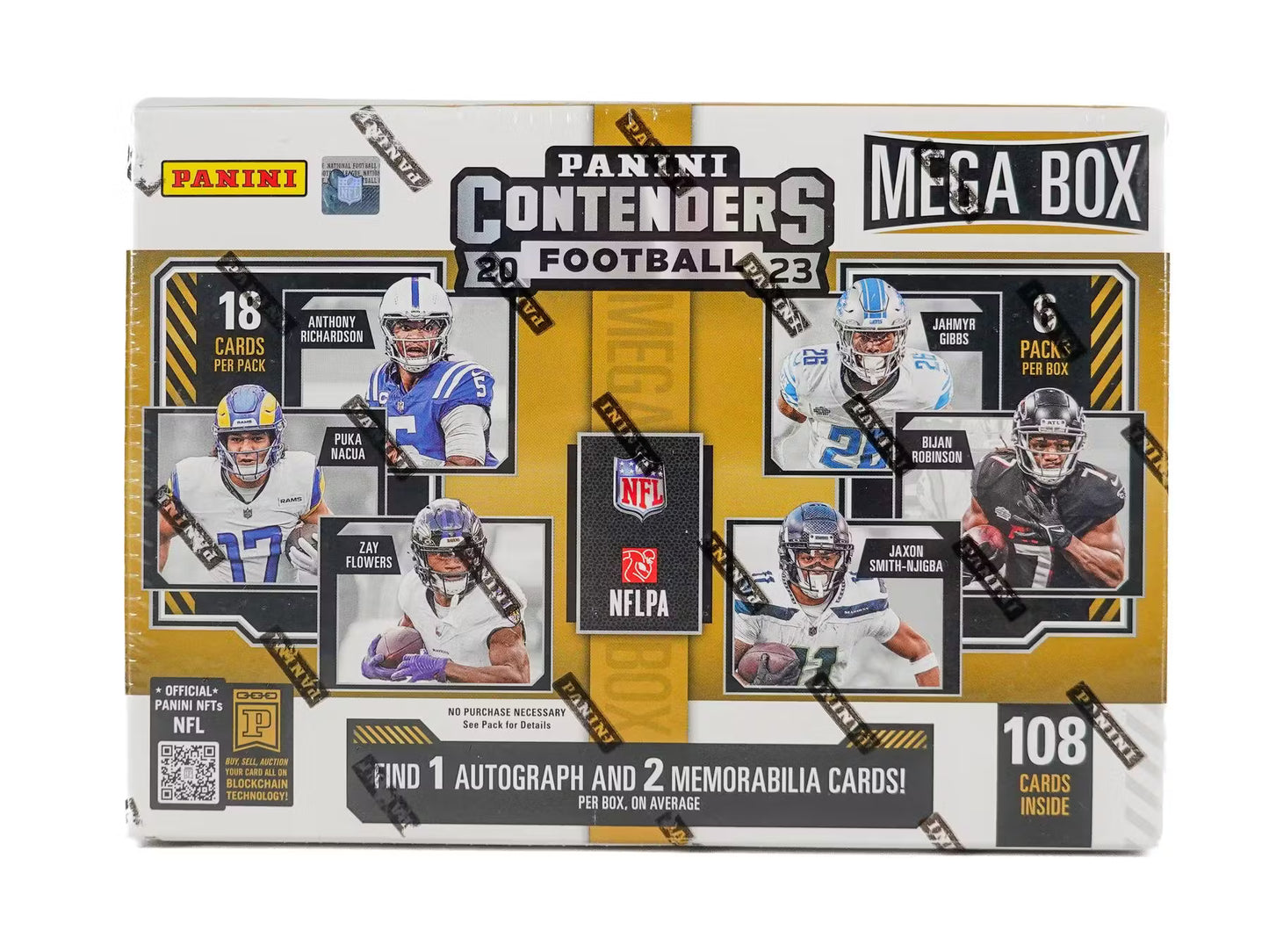 2023 Panini Contenders Football Mega Box (Teal Parallels)