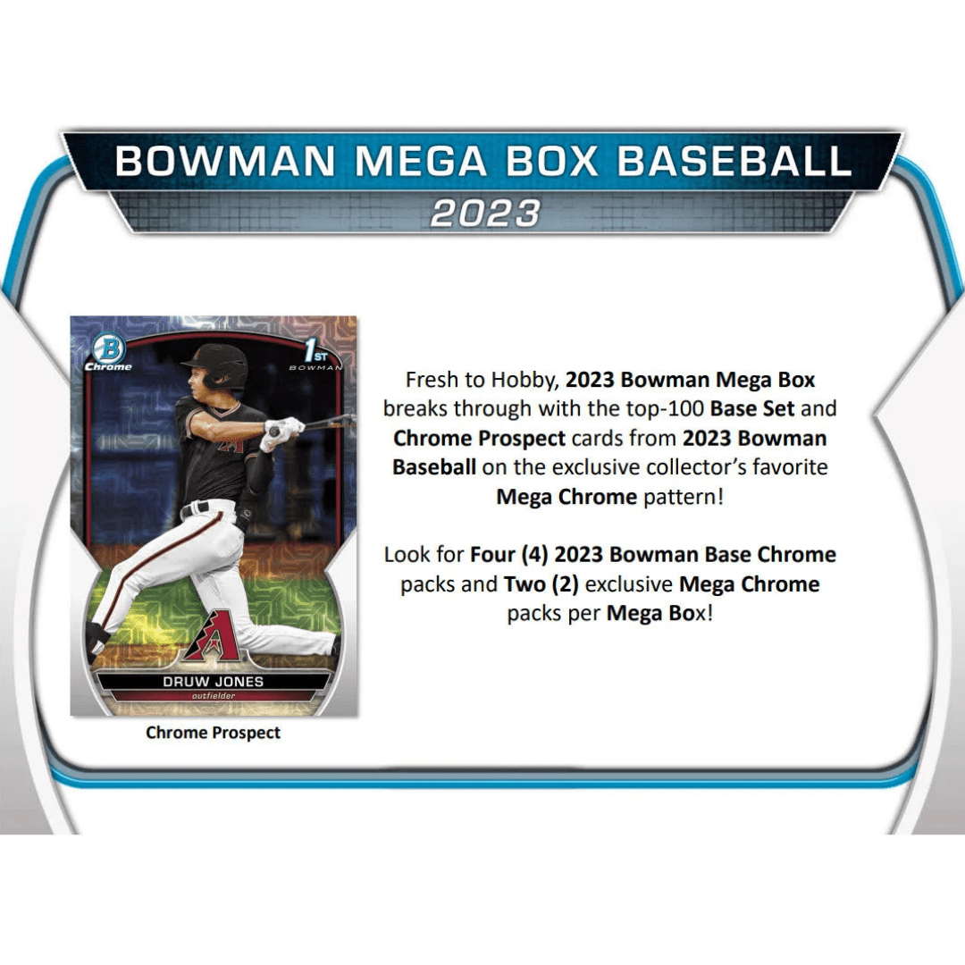 2023 Bowman Baseball Mega Box - GamesLand Canada
