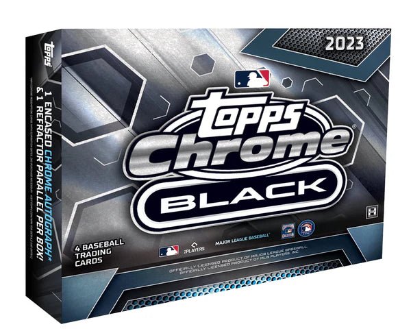 2023 TOPPS CHROME BLACK BASEBALL HOBBY BOX - GamesLand Canada