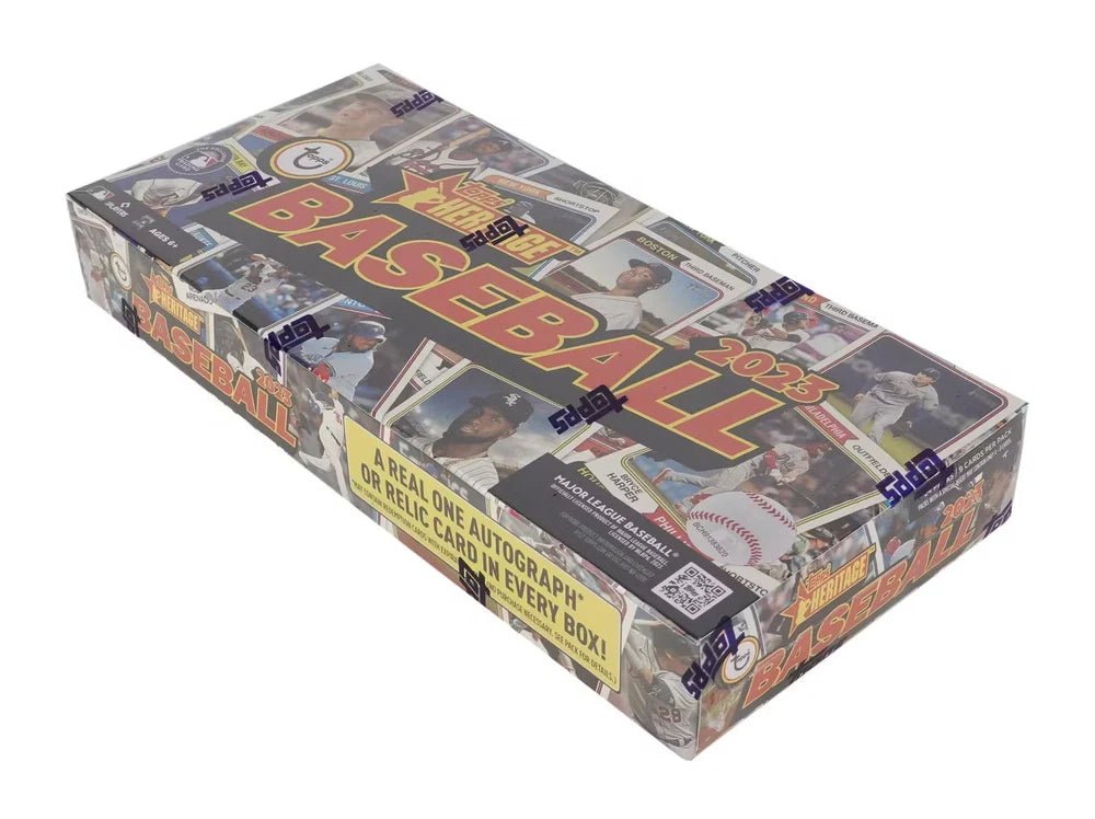 2023 TOPPS HERITAGE BASEBALL HOBBY BOX - GamesLand Canada