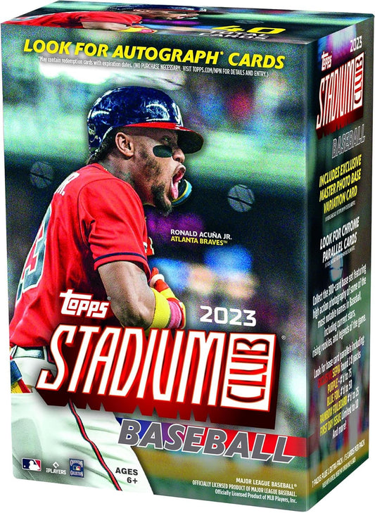 2023 Topps Stadium Club Baseball 8 - Pack Blaster Box - GamesLand Canada