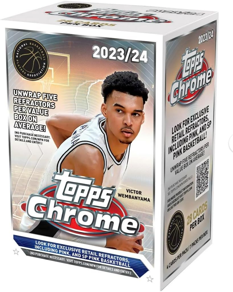 2023/24 Topps Chrome Basketball Blaster Box - GamesLand Canada