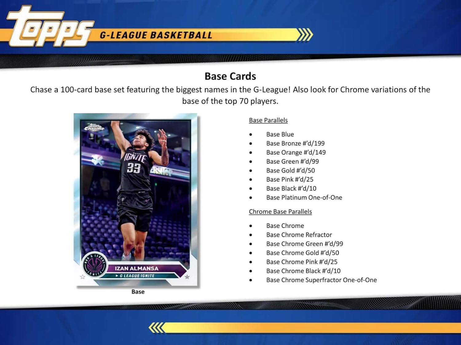 2023/24 Topps G - League Basketball Hobby Box - GamesLand Canada