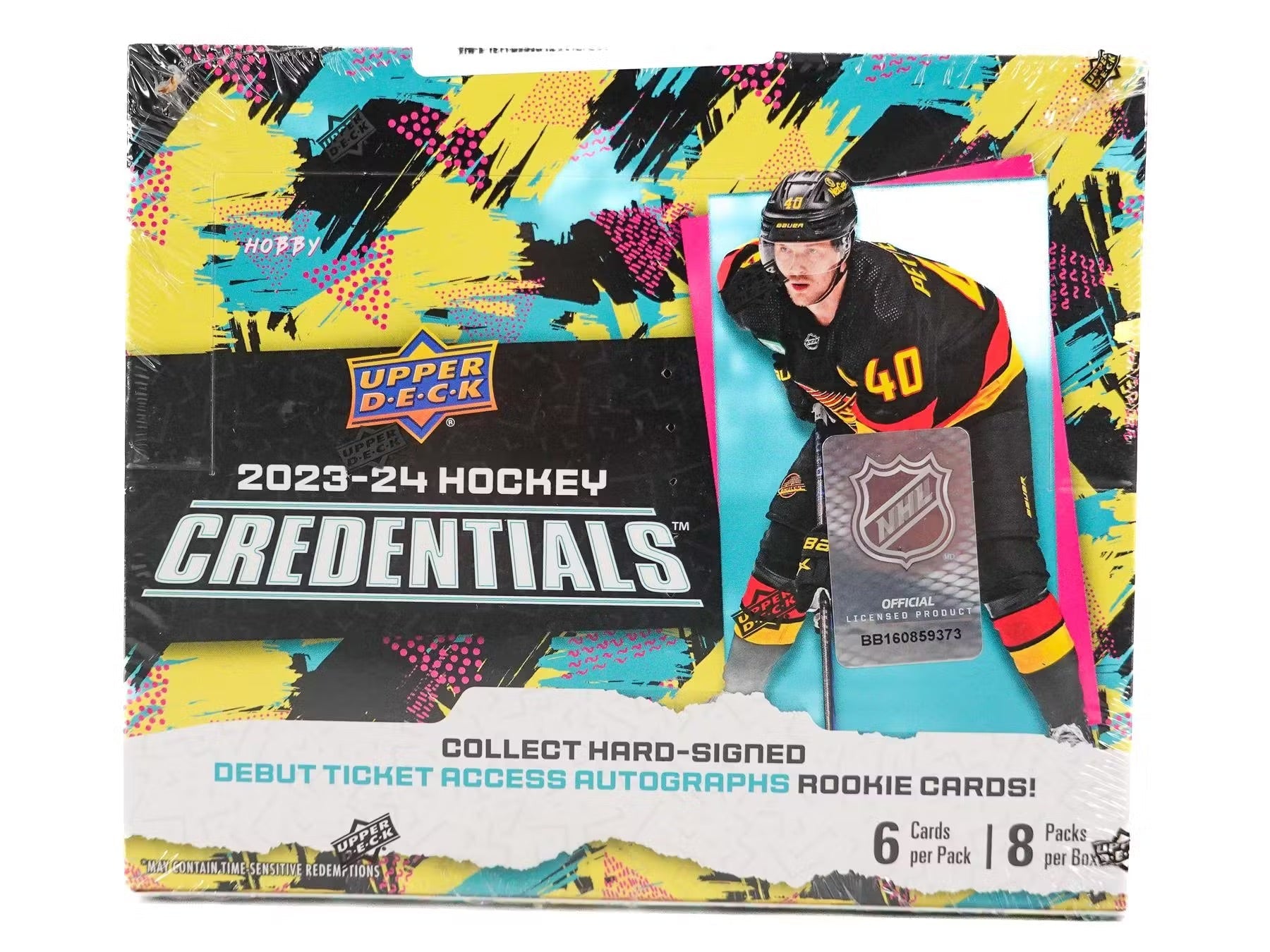 2023/24 Upper Deck Credentials Hockey Hobby Box - GamesLand Canada