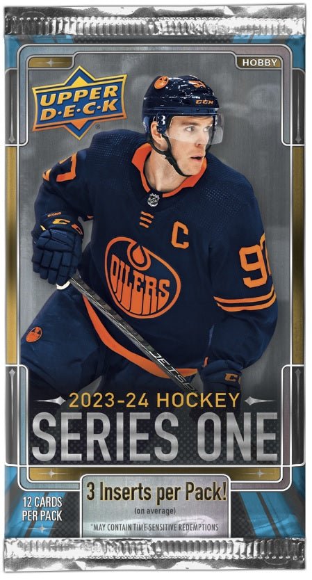 2023/24 Upper Deck Series 1 Hockey Hobby Pack (1 Random Pack) - GamesLand Canada