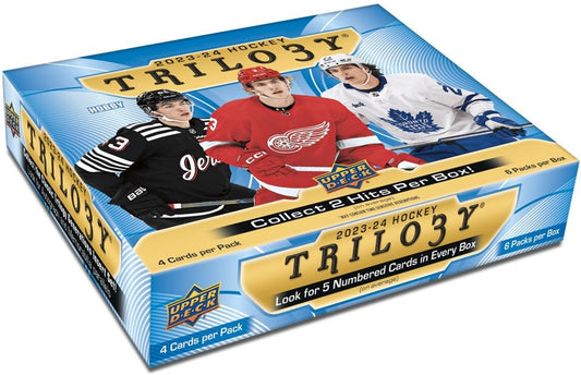 2023/24 Upper Deck Trilogy Hockey Hobby Box - GamesLand Canada