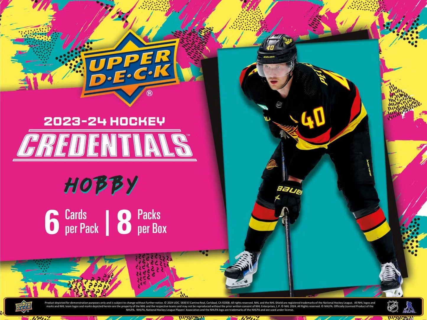 2023/24 Upper Deck Credentials Hockey Hobby Box