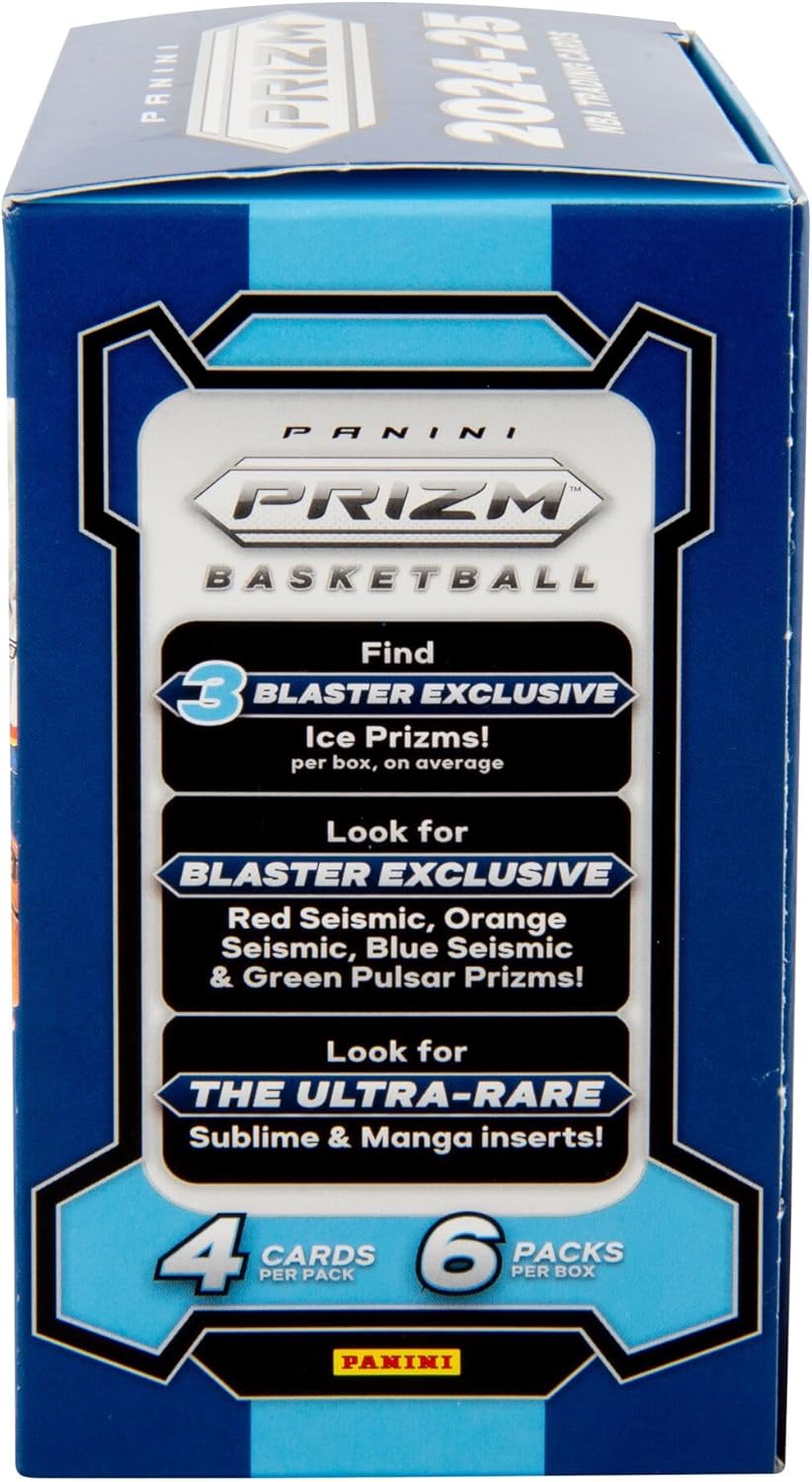 2024 - 25 Panini Prizm Basketball Trading Cards Blaster Box - GamesLand Canada