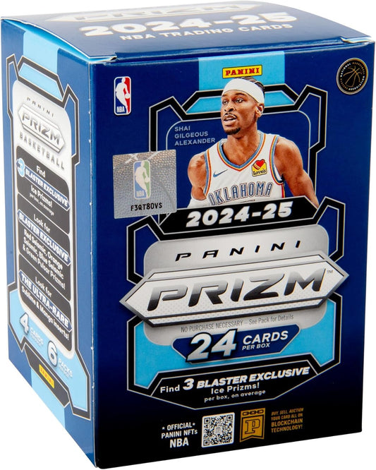 2024 - 25 Panini Prizm Basketball Trading Cards Blaster Box - GamesLand Canada