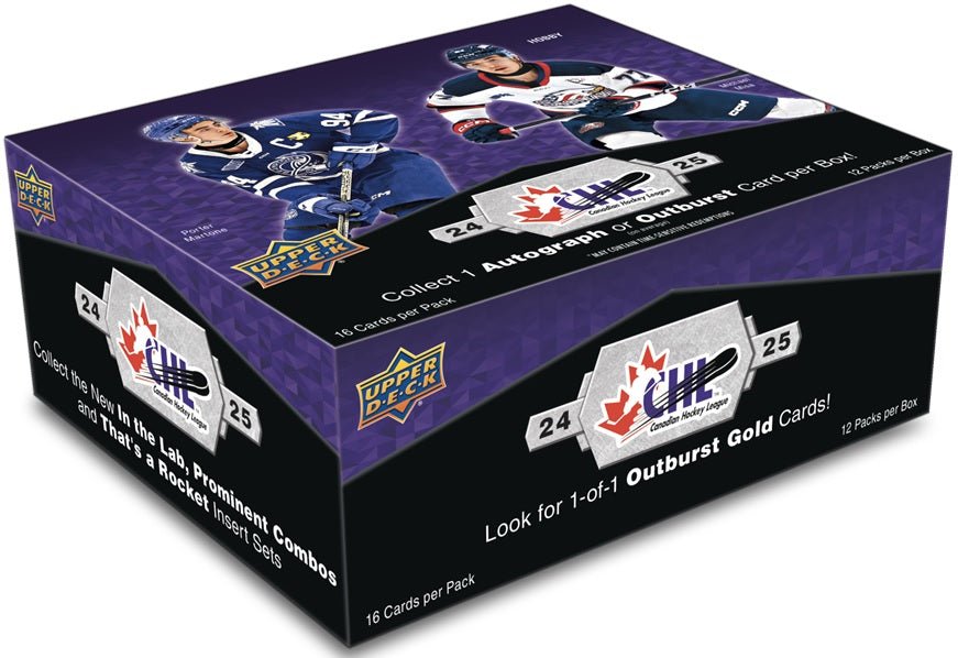 2024 - 25 Upper Deck CHL Hockey Hobby Box - GamesLand Canada