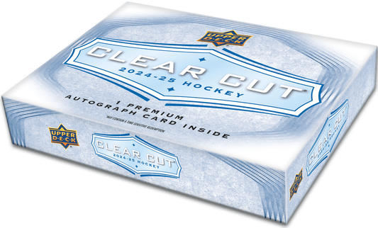 2024 - 25 UPPER DECK CLEAR CUT HOCKEY HOBBY BOX - GamesLand Canada