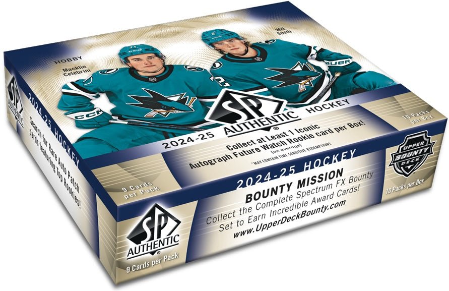 2024 - 25 UPPER DECK SP AUTHENTIC HOCKEY HOBBY BOX - GamesLand Canada