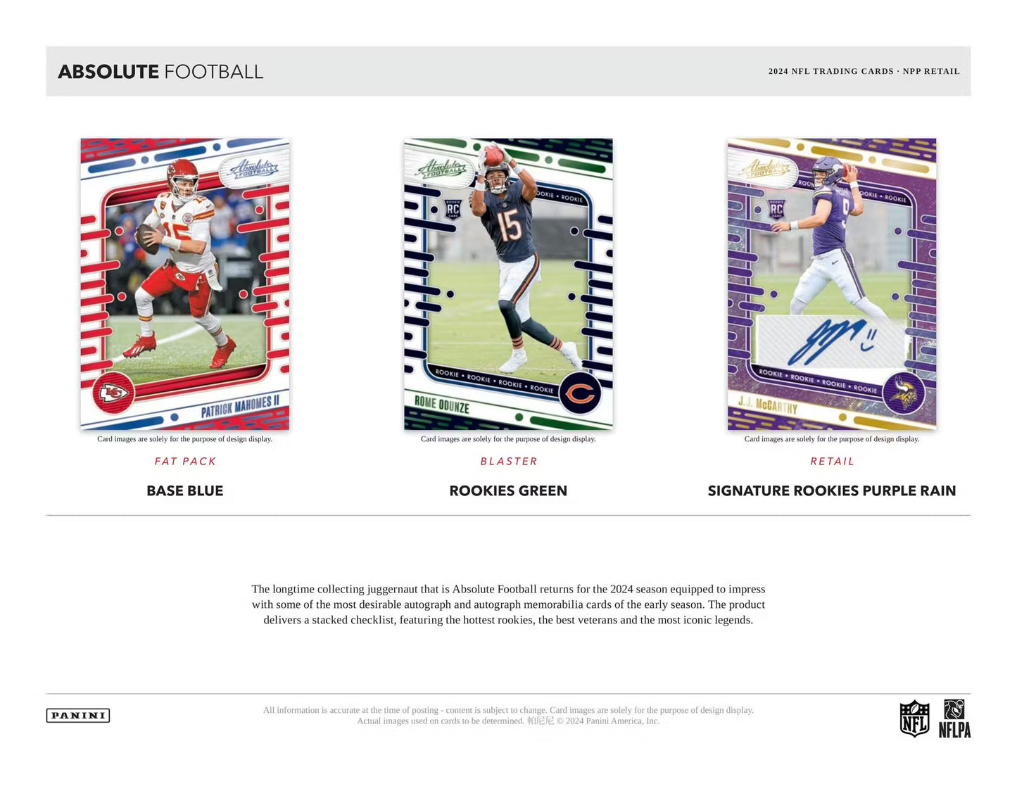 2024 Panini Absolute Football Mega Box (Black Parallels)