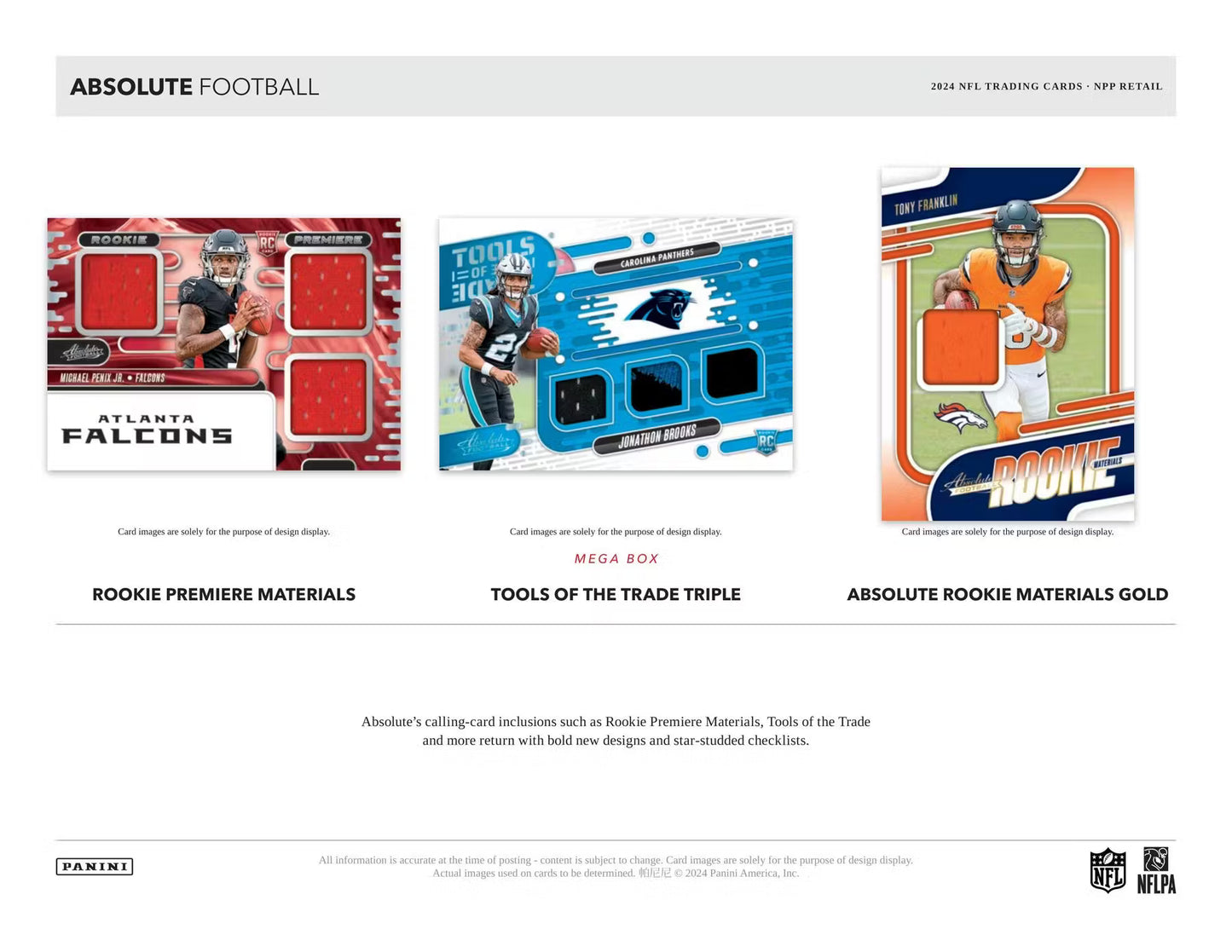 2024 Panini Absolute Football Mega Box (Black Parallels)