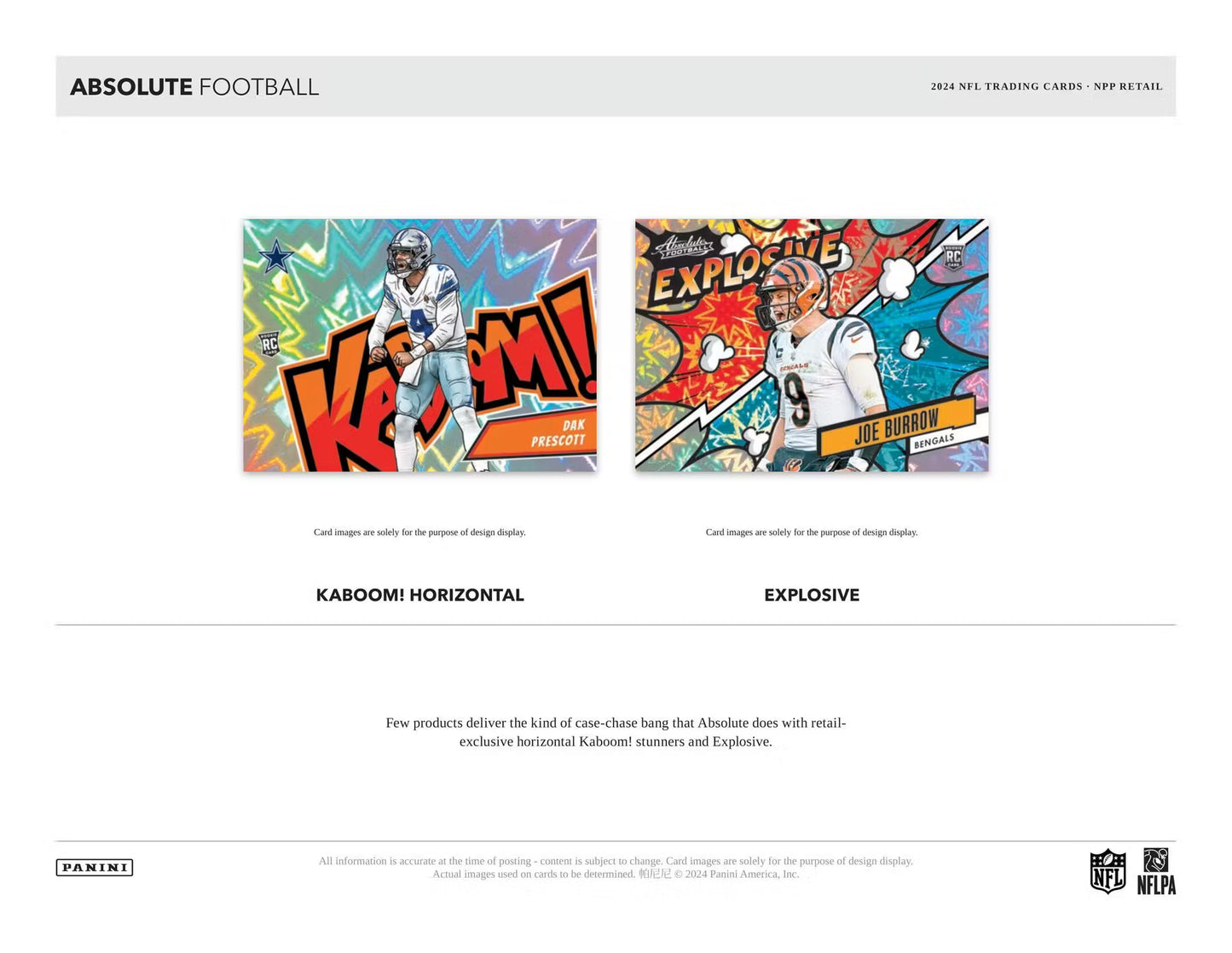 2024 Panini Absolute Football Mega Box (Black Parallels)