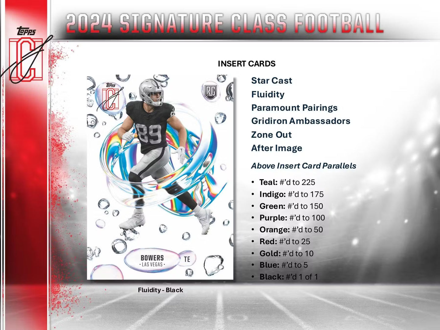 2024 Topps Signature Class Football Mega Box