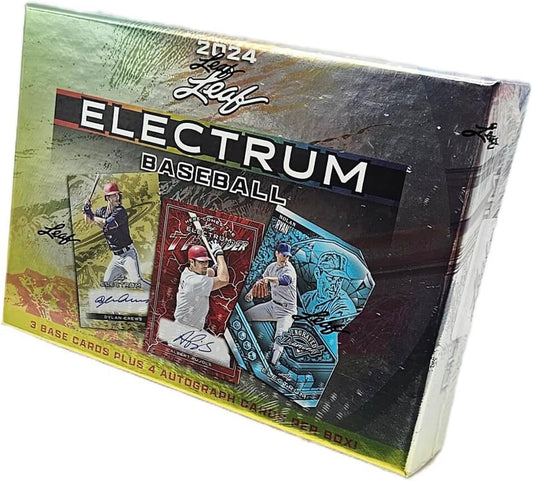 2024 LEAF ELECTRUM BASEBALL HOBBY BOX - GamesLand Canada