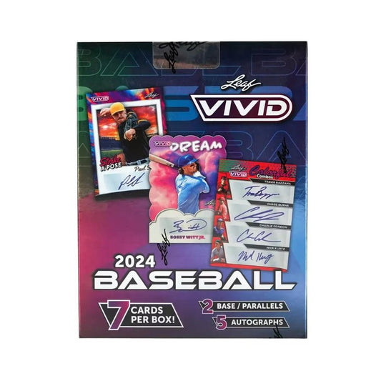 2024 Leaf Vivid Baseball Hobby Box - GamesLand Canada