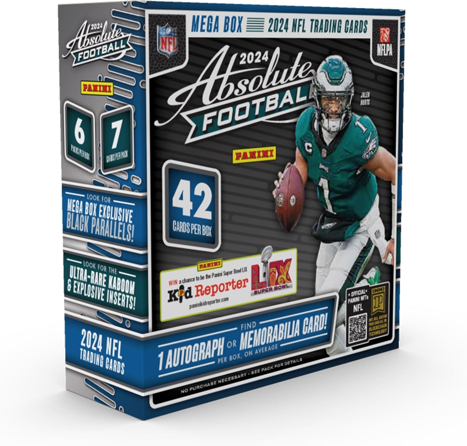 2024 Panini Absolute Football Mega Box (Black Parallels) - GamesLand Canada