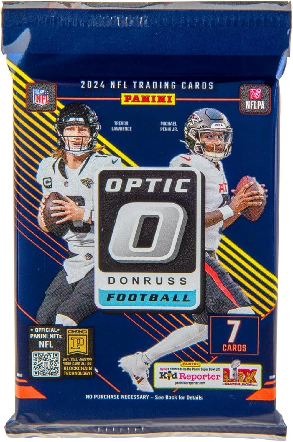 2024 Panini Donruss Optic Football Mega Box (Blue Hyper Parallels!) - GamesLand Canada